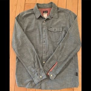 100% organic cotton men's long sleeve shirt